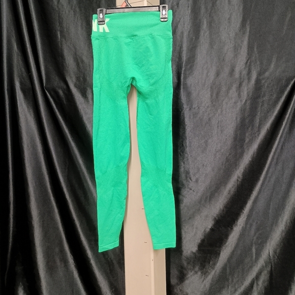 PINK Victoria's Secret Green Leggings Stretchy Form-Fitting - Picture 9 of 15